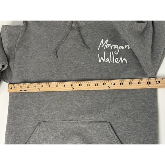 Morgan Wallen Grey Sweatshirt Hoodie Women’s S Dangerous Album Songs Graphic - Picture 14 of 16